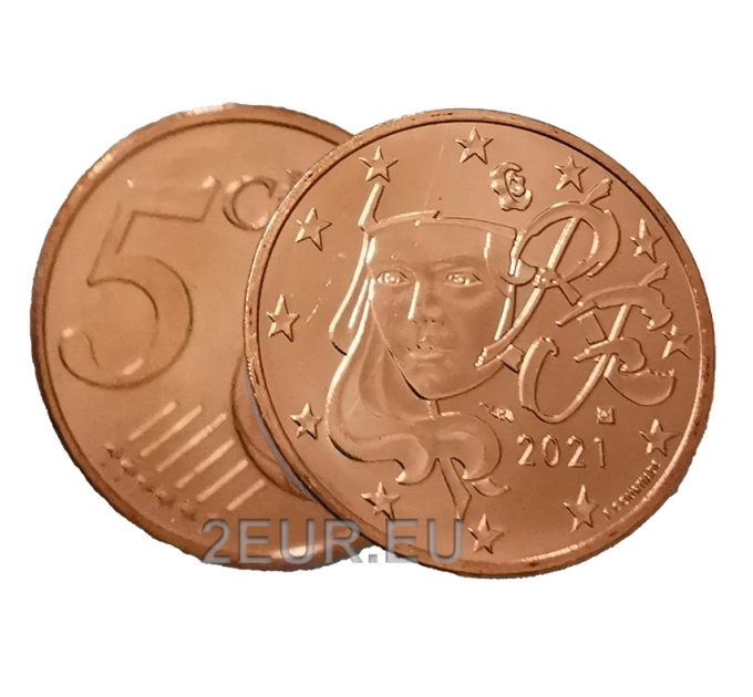 France 5 cents UNC 2021