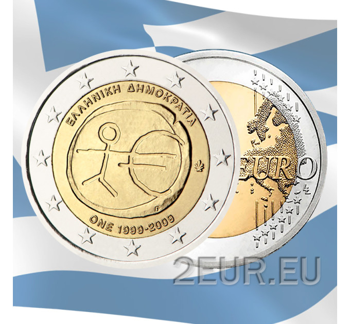 Grèce 2 euros UNC 2009 - UEM