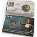 Grèce 2 euros BU 2025 - 200 ANS DE LA MORT DE LASKARINA BOUBOULINA