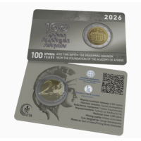 Grèce 2 euros BU 2026 - 100 ANS DE LA FONDATION DE L'ACADÉMIE D'ATHÈNES