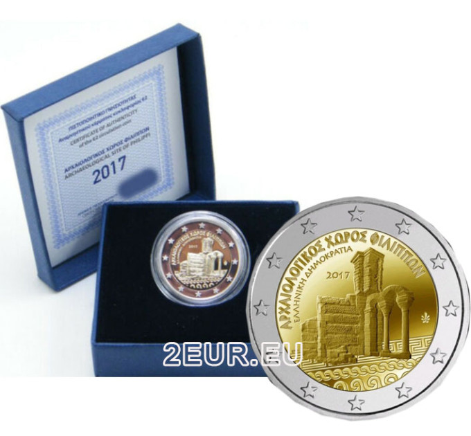 Grèce 2 euros BE 2017 - Site Archéologique de Philippes 