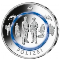 Allemagne 10 euros UNC 2024 - Au service de la société - Police