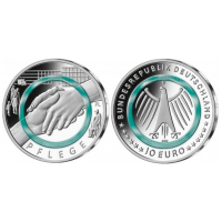 Allemagne 10 euros UNC 2022 - Au service de la société - Soins infirmiers