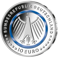Allemagne 10 euros UNC 2025 - Au service de la société - Agence d'assistance technique