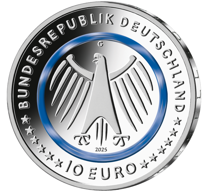 Allemagne 10 euros UNC 2025 - Au service de la société - Agence d'assistance technique