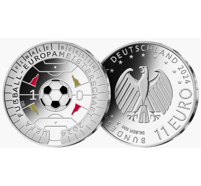 Allemagne 11 euros UNC 2024 - Championnat d'Europe de football de l'UEFA