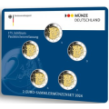 Allemagne 2 Coffret Euros BU 2024 - 175 ans de la Constitution de l'église Saint-Paul - ADFGJ