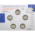 Allemagne 2 Coffret Euros BU 2020 - Brandebourg - Palais de Sanssouci - ADFGJ
