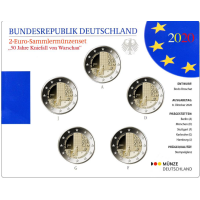 Allemagne 2 Coffret Euros BU 2020 - 50 ans depuis la Kniefall von Warschau - Génuflexion de Varsovie - ADFGJ Allemagne 2 Coffret Euros BU 2020 - 50 ans depuis la Kniefall von Warschau - Génuflexion de Varsovie - ADFGJ