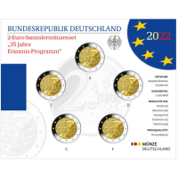 Allemagne 2 Coffret Euros BU 2022 - 35 ans d'Erasmus - ADFGJ Allemagne 2 Coffret Euros BU 2022 - 35 ans d'Erasmus - ADFGJ
