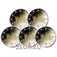 Allemagne 2 euros UNC 2025 - 35 ans d'unité allemande - ADFGJ