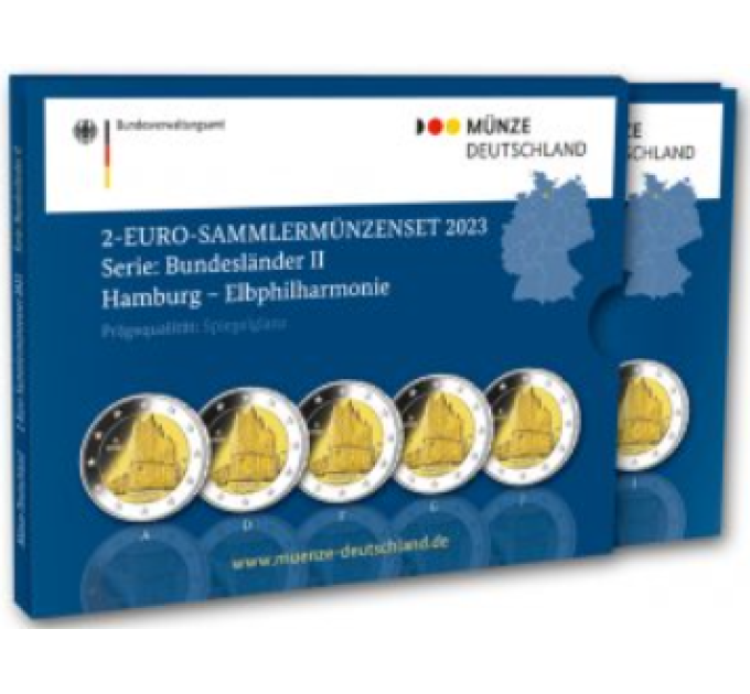 Allemagne 2 euros BE 2023 - Hambourg - Philharmonie de l'Elbe