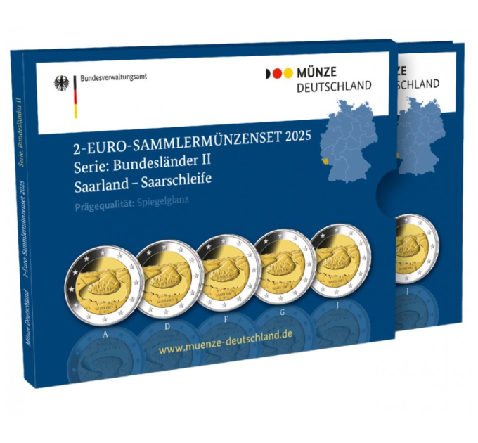 Allemagne 2 euros BE 2025 - SARRE