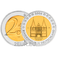 Allemagne 2 euros UNC 2006 - Holstentor à Lübeck - D - Munich