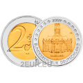 Allemagne 2 euros UNC 2009 - Sarre Ludwigskirche Sarrebruck - J - Hambourg