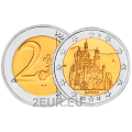 Allemagne 2 euros UNC 2012 - BAVIÈRE - A - Berlin