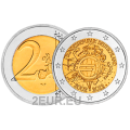 Allemagne 2 euros UNC 2012 - 10 Years of Euro Cash - G - Karlsruhe