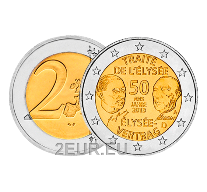 Allemagne 2 euros UNC 2013 - 50 Ans du Traité de l'Elysée - A - Berlin