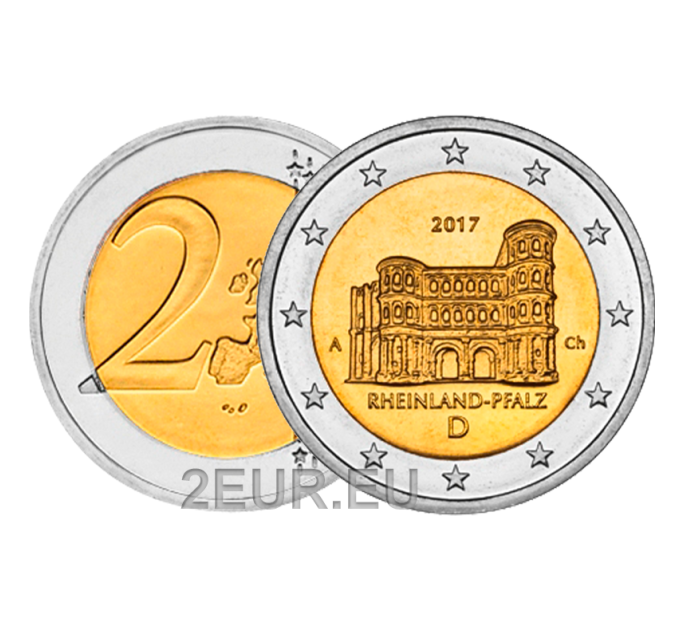 Allemagne 2 euros UNC 2017 - Rhénanie-Palatinat - A - Berlin