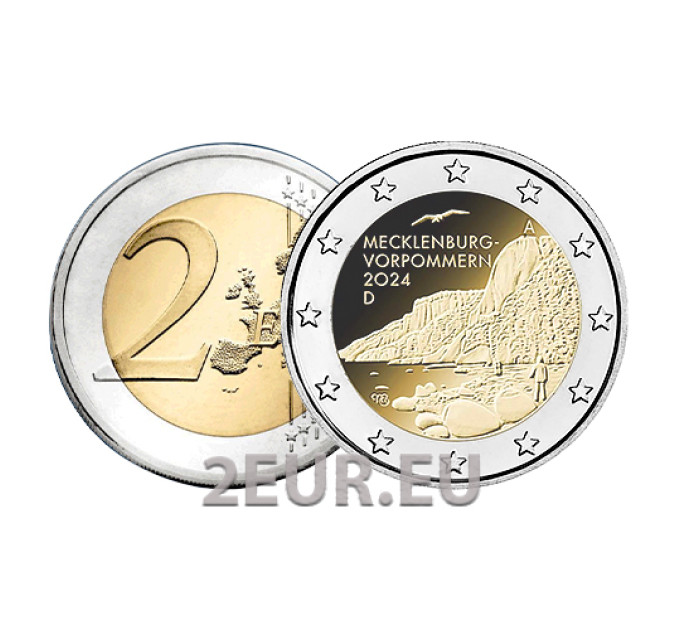 Allemagne 2 euros UNC 2024 - Mecklembourg-Poméranie-Occidentale - A