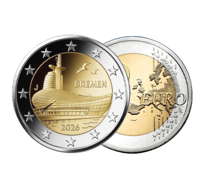 Allemagne 2 euros UNC 2026 - Bremen