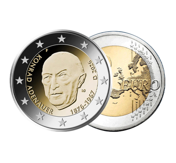 Allemagne 2 euros UNC 2026 - Konrad Adenauer