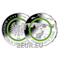 Allemagne 5 euros UNC 2019 - Zones climatiques de la Terre - Zone tempérée - F