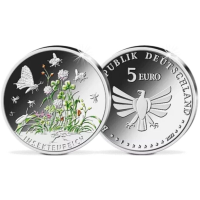 Allemagne 5 euros UNC 2022 - Le monde merveilleux des insectes - Le royaume des insectes