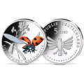 Allemagne 5 euros UNC 2023 - Le monde merveilleux des insectes - Coccinelle à sept points
