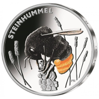 Allemagne 5 euros UNC 2024 - Le monde merveilleux des insectes - Bourdon à queue rouge