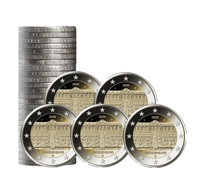 Allemagne 2 euros rouler UNC 2020 - Palais à Potsdam - ADFGJ
