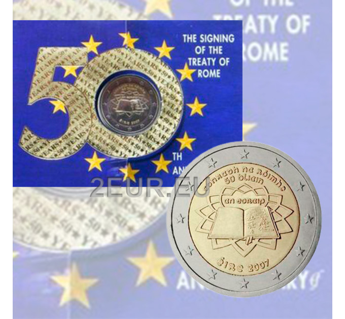 Irlande 2 euros BU 2007 - Traité de Rome