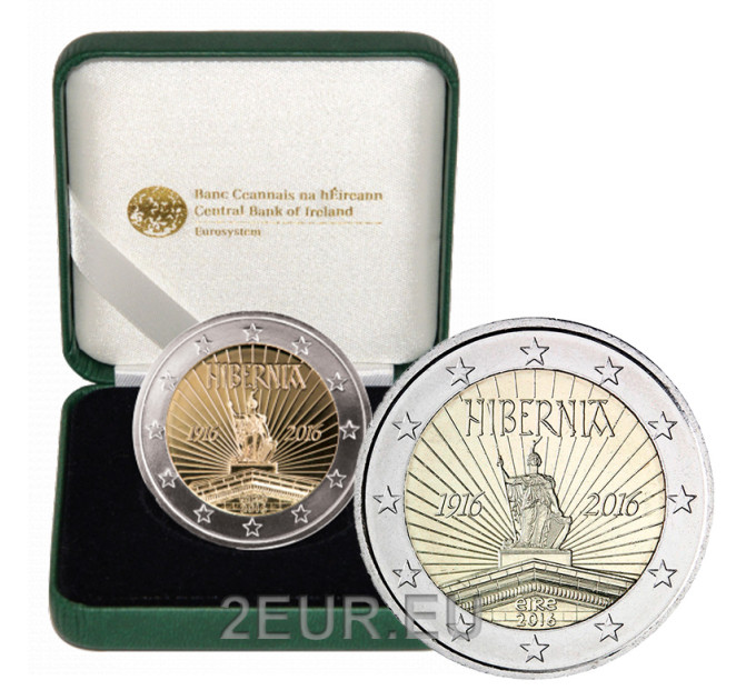 Irlande 2 euros BE 2016 - 100 ans depuis l'Insurrection de Pâques de 1916 en Irlande