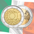 Irlande 2 euros UNC 2015 - 30e anniversaire du drapeau de l'UE