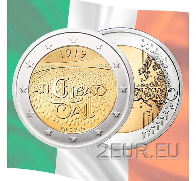 Irlande 2 euros UNC 2019 - 100 ans depuis la création du Dáil Éireann