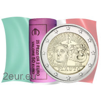Italie 2 euros UNC rouleau 2016 - 2200e anniversaire de la mort de Titus Maccio Plaute
