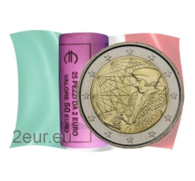 Italie 2 euros UNC rouleau 2022 - 35 ans d'Erasmus