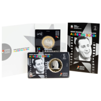 Italie 5 euros PROOF 2022 - Grands artistes italiens - Alberto Sordi