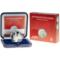 Italie 5 euros Argent BU 2022 - 800 ans de l'Université de Padoue