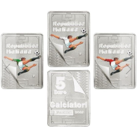 Italie 5 euros Argent BU 2022 - Excellences italiennes - Panini - Triptyque