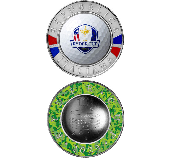 Italie 5 euros Argent BU 2023 - Ryder Cup - Rome