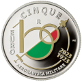 Italie 5 euros Argent PROOF 2023 - Centenaire de l'Armée de l'Air italienne