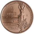 Italie 5 euros BU 2024 - Capitales culturelles italiennes - PESARO
