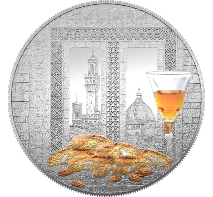 Italie 5 euros BU 2024 - Culture gastronomique et œnologique italienne – Vinsanto et Cantucci – Toscane