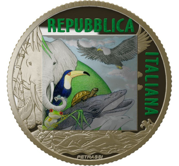 Italie 5 euros PROOF 2024 - Animaux en voie de disparition - Koala