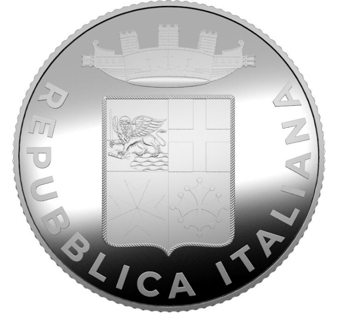 Italie 5 euros Argent PROOF 2024 - Autour du monde 2023-2025 du navire Amerigo Vespucci