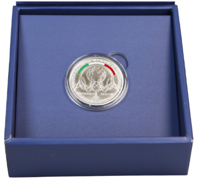 Italie 5 euros Argent PROOF 2024 - 150e anniversaire de la naissance de Guglielmo Marconi et 100 ans depuis la première émission radiophonique en Italie