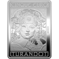 Italie 5 euros Argent PROOF 2024 - 100 ans depuis la mort de Giacomo Puccini