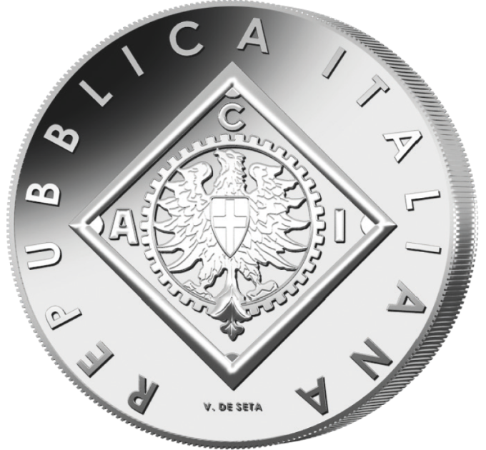 Italie 3 euros Argent BU 2025 - 120e anniversaire de la fondation de l'ACI - Automobile Club d'Italie