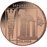 Italie 5 euros BU 2025 - Capitales culturelles italiennes - Agrigento